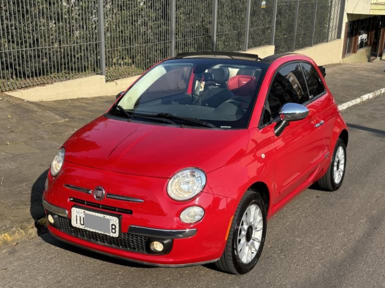 FIAT - 500 - 2013/2013 - Vermelha - R$ 73.000,00